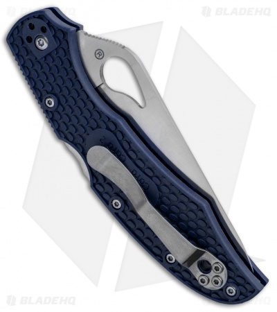 Byrd Cara Cara 2 Lockback Knife Blue FRN (3.75" Satin Serr) BY03PSBL2