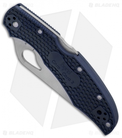 Byrd Cara Cara 2 Lockback Knife Blue FRN (3.75" Satin Serr) BY03PSBL2