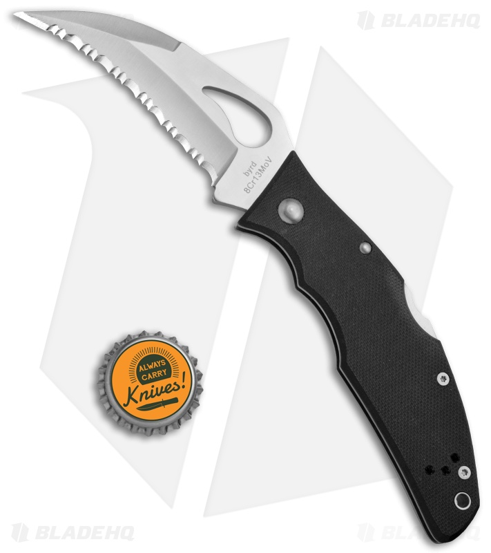Byrd Crossbill Lockback Knife Black G-10 (3.5