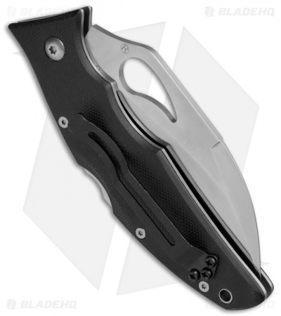 Byrd Crossbill Lockback Knife Black G-10 (3.5" Satin Full Serr) BY07GS