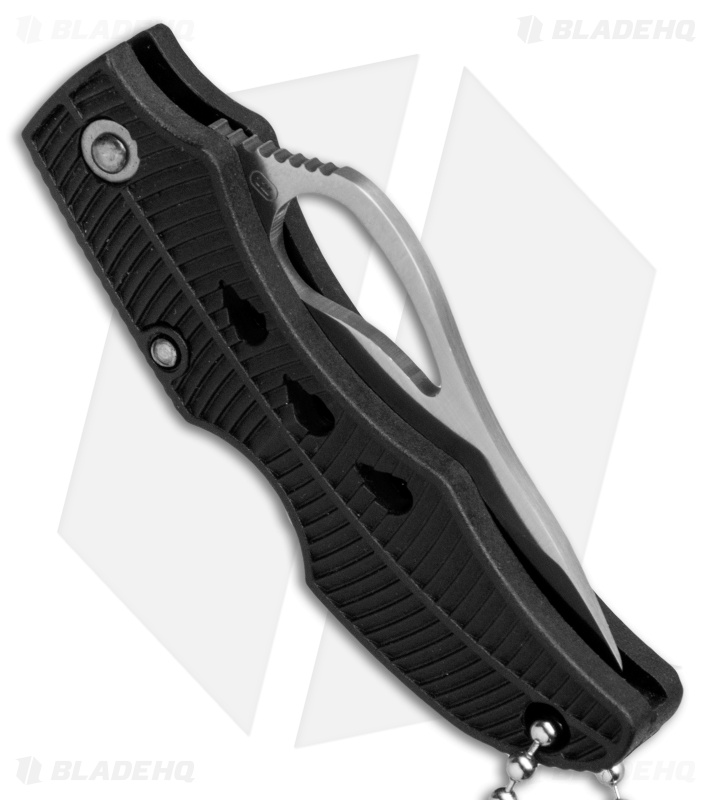 Byrd Finch Lock Back Knife Black G-10 (1.875" Satin Serrated) BY11SBK
