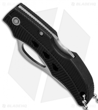 Byrd Finch Lock Back Knife Black G-10 (1.875" Satin Serrated) BY11SBK