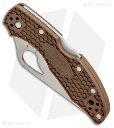 Byrd Meadowlark 2 Lockback Knife Brown FRN (2.84" Satin) BY04PBN2
