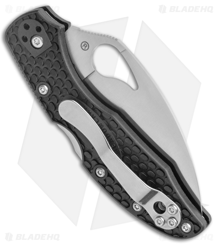 Byrd Meadowlark 2 Lockback Knife Wharncliffe Black (3" Satin) BY04PBKWC2