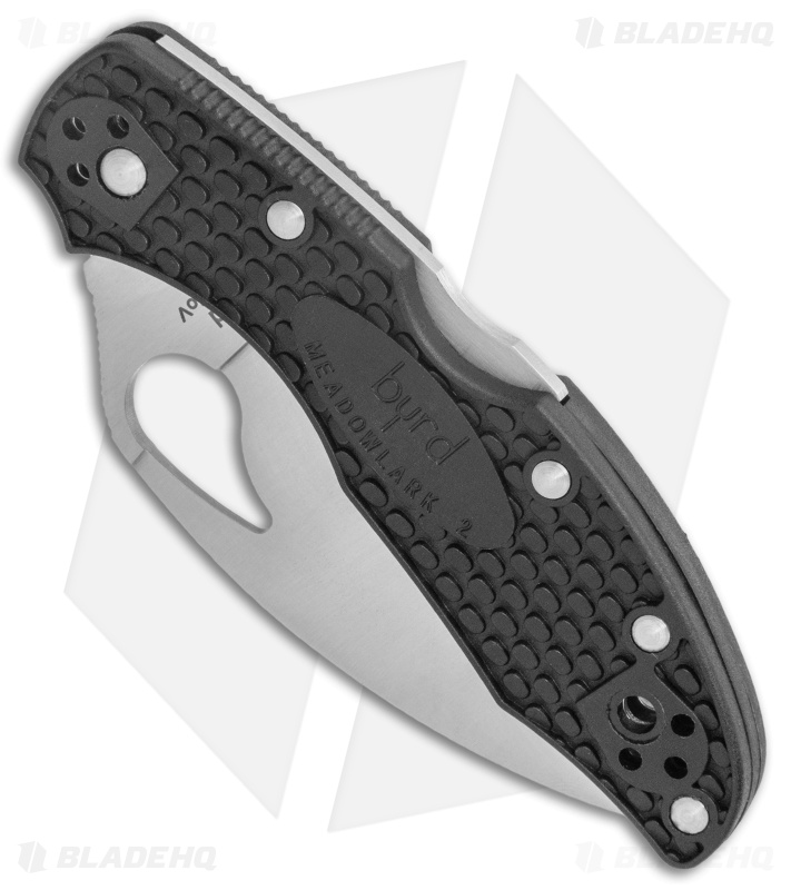 Byrd Meadowlark 2 Lockback Knife Wharncliffe Black (3" Satin) BY04PBKWC2