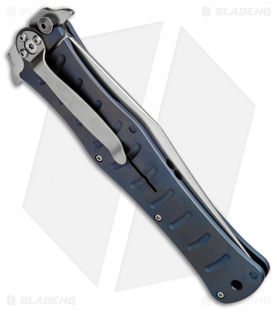 Camillus Cuda Maxx Frame Lock Knife Blue Titanium (5.4" Satin)