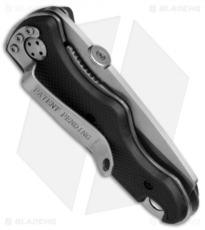 Camillus Camco Razor Speed Assist Liner Lock Knife Black GFN (2.7" Satin)