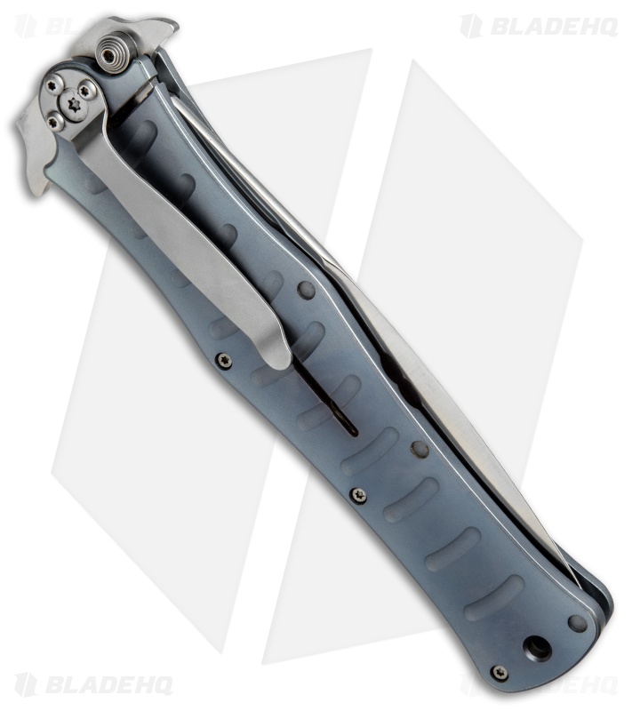 Camillus Cuda Maxx Spear Point Frame Lock Knife Blue Titanium (5.4" Satin)