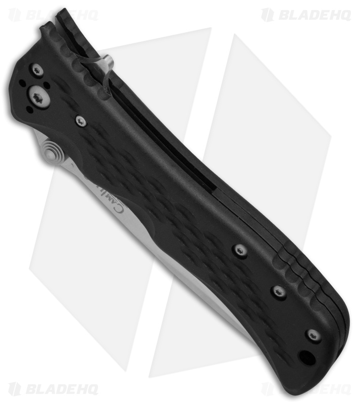 Camillus HEAT Spring Assisted Knife Black Zytel (3.5" Satin)