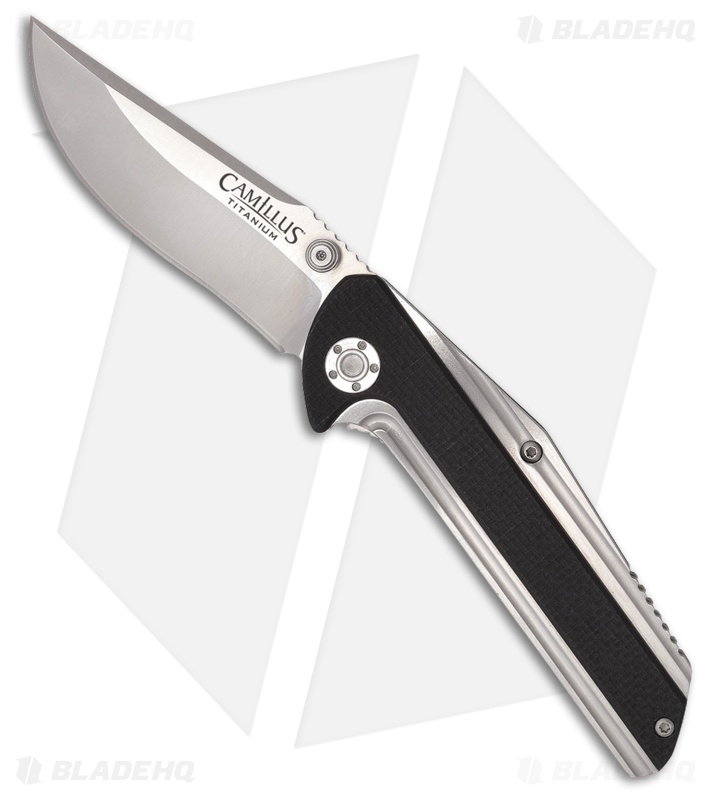 Camillus Seven Frame Lock Knife Black G-10 (2.75