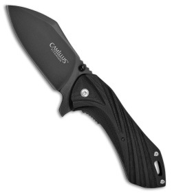 Camillus Chunk Liner Lock Knife Black GRN (3" Black) 