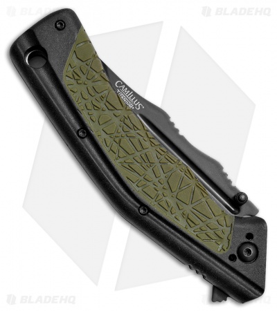 Camillus Titan FK-7 Liner Lock Knife Green FRN (2.75" Black)