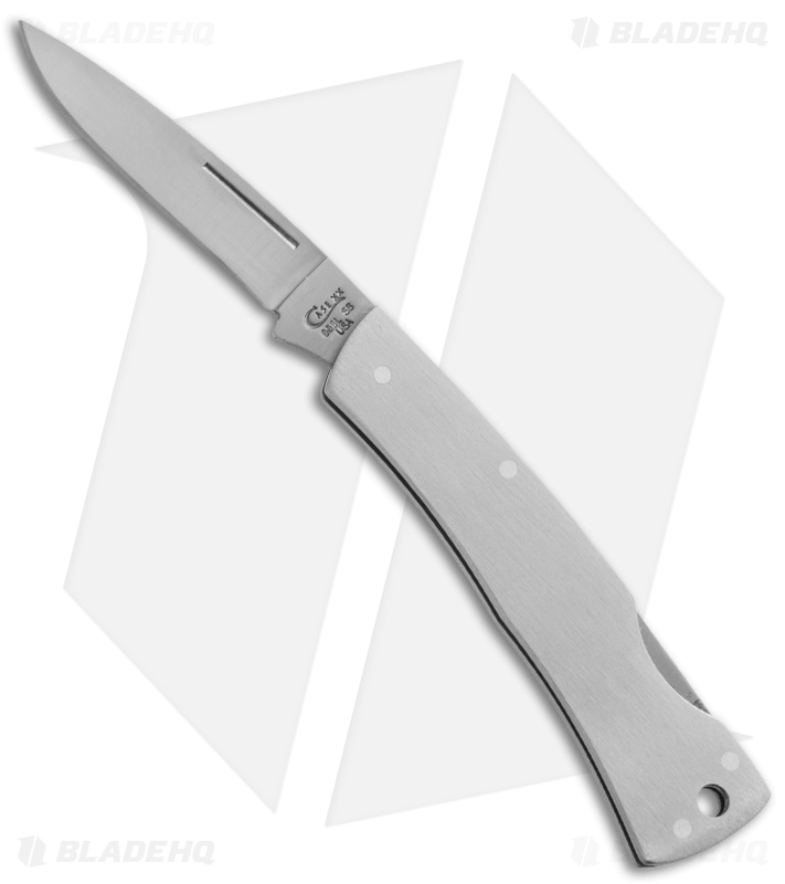 希少 ナツキフォルテ 銀メッキ Case Executive Lock Back Knife 3.125