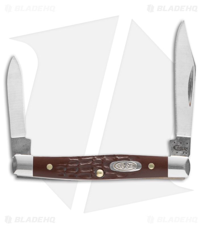 Case Knives Small Pen Knife 2.6" Jigged Brown Delrin (6233 SS) 00083