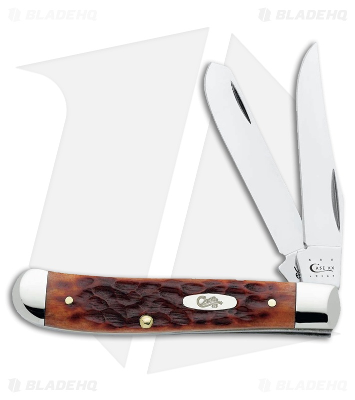 Case Mini Trapper Knife | Chestnut Bone 6207 CV | Blade HQ