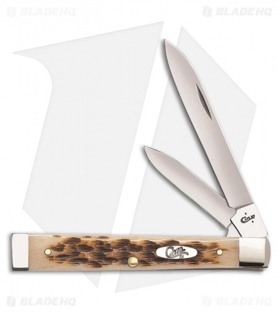 Case Doctor's Knife Traditional Pocket Knife 3.75" Amber Jigged Bone (6285 SS)