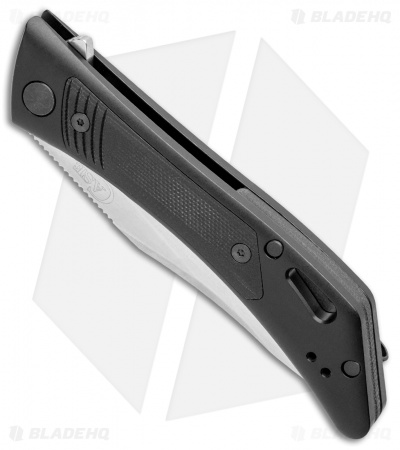 Case Knives Shark Tooth Black Aluminum/G-10 (3.5" Stonewash)