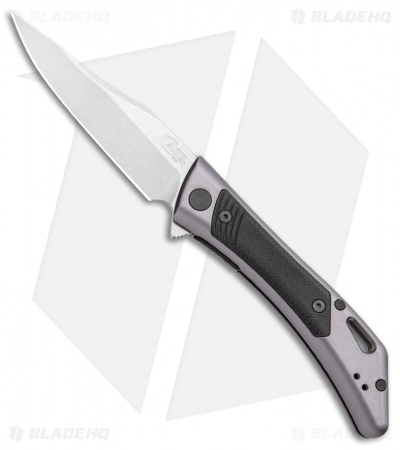 Case Knives Shark Tooth Dark Gray Aluminum/G-10 (3.5" Stonewash)