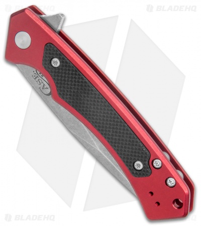 Case Cutlery Marilla Frame Lock Knife Red Aluminum (3.4" Stonewash) 25881