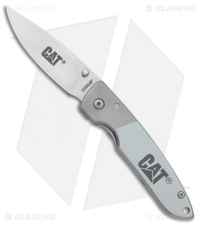 Caterpillar Hi Tech Linerlock Folding Knife (2.5" Satin)