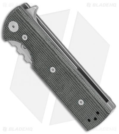 Chaves CHUB Flipper Frame Lock Knife Black Micarta (1" Utility Blade)