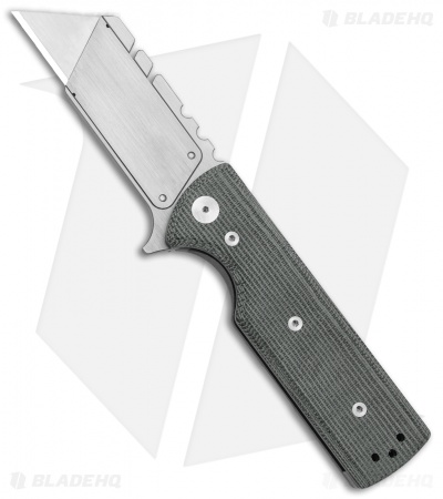 Chaves CHUB Flipper Frame Lock Knife Black Micarta (1" Utility Blade)