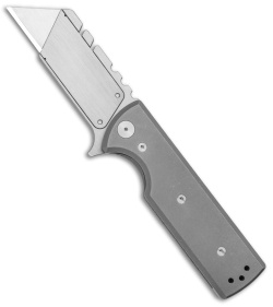 Chaves CHUB Flipper Frame Lock Knife Titanium (1" Utility Blade)