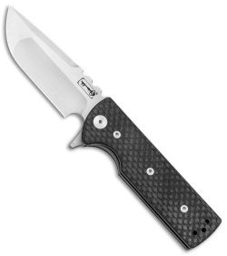 Chaves T.A.K. Liner Lock Knife Drop Point Carbon Fiber (2.75" Satin)