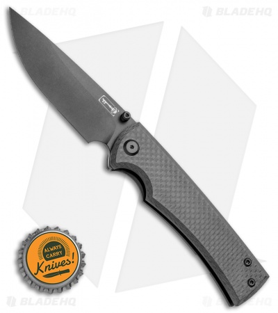 Chaves Liberation 229 Frame Lock Knife Blackout CF (3.75" Black SW)