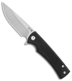 Chaves Liberation Street Drop Point Frame Lock Knife Black G-10 (3.4" SW)