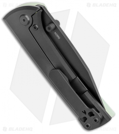 Chaves Scapegoat Street Frame Lock Knife Jade G-10  (3.5" Black) BHQ