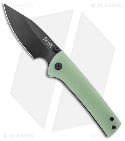 Chaves Scapegoat Street Frame Lock Knife Jade G-10  (3.5" Black) BHQ