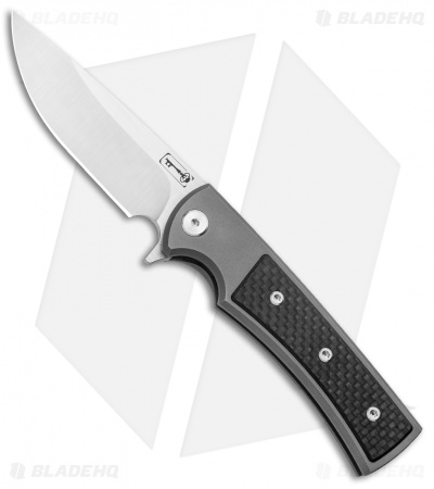 Chaves Liberation Street Flipper Knife Carbon Fiber (3.4" Satin)