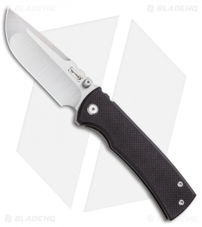 Chaves Redencion 229 Frame Lock Knife Titanium/Black G-10 (3.63" Satin)