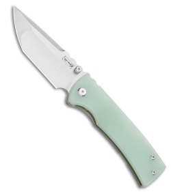 Chaves Redencion 229 Tanto Frame Lock Ti/Jade G-10 (3.63" Satin)