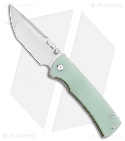 Chaves Redencion 229 Tanto Frame Lock Ti/Jade G-10 (3.63" Satin)