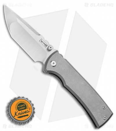 Chaves Redencion 229 Tanto Knife Bead Blast Ti (3.63" Belt Satin)