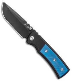 Chaves Redencion Street Knife Blackout Blue Titanium (3.25" Black SW)