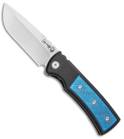 Chaves Redencion Street Knife Blue Titanium Inlay (3.25" Satin)