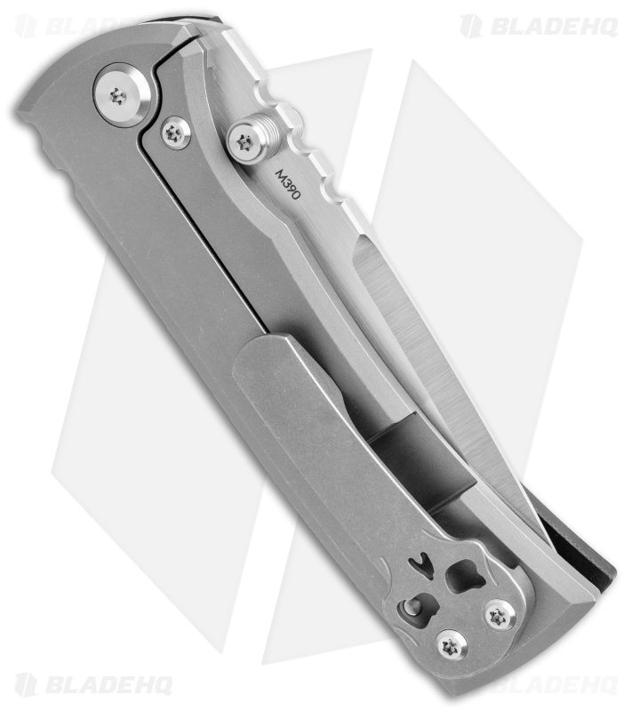 Chaves Redencion Street Drop Point Knife Black G-10/Ti (3.25" Satin)