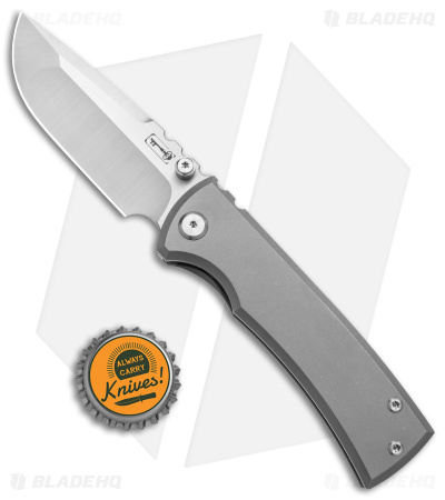 Chaves Redencion Street Drop Point Knife Full Ti (3.25" Satin)