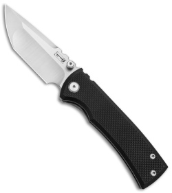 Chaves Redencion Street Tanto Knife Black G-10/Ti (3.25" Satin)