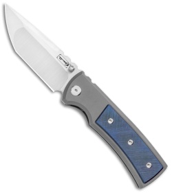 Chaves Redencion Street Tanto Knife Blue Titanium (3.25" Satin)