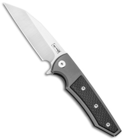 Chaves Sangre Street Flipper Knife Carbon Fiber (3.4" Satin)