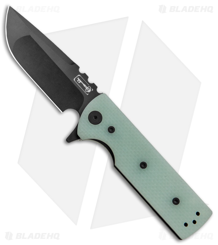 Chaves T.A.K. Liner Lock Knife Drop Point Natural G-10 (2.75" Blackout)