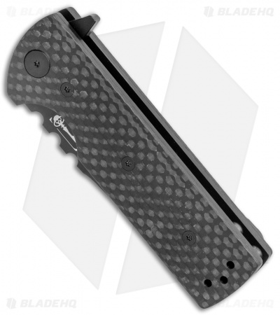 Chaves Ultramar T.A.K. Liner Lock Knife Tanto Carbon Fiber (2.75" Blackout)