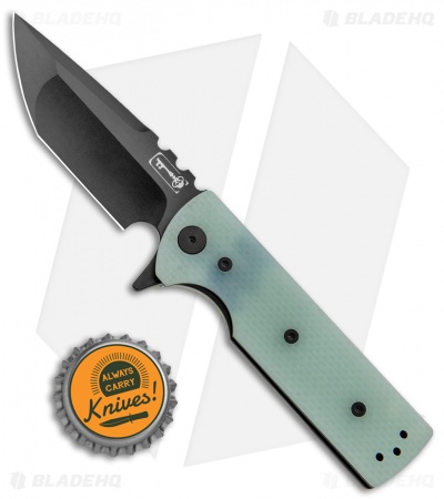 Chaves Ultramar T.A.K. Liner Lock Knife Tanto Natural G-10 (2.75" Blackout)