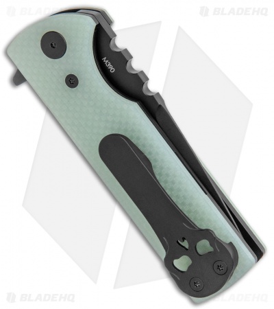 Chaves Ultramar T.A.K. Liner Lock Knife Tanto Natural G-10 (2.75" Blackout)