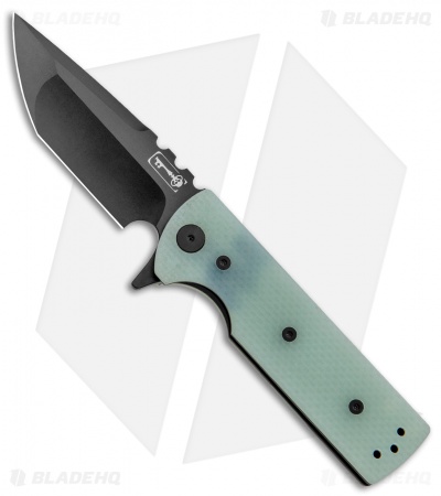 Chaves Ultramar T.A.K. Liner Lock Knife Tanto Natural G-10 (2.75" Blackout)