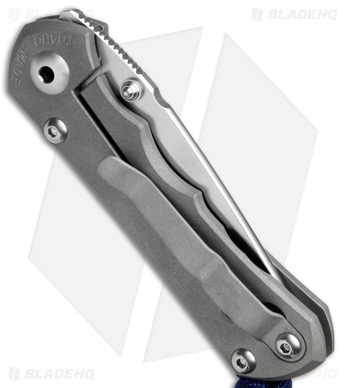 Chris Reeve Knives USN VIII Small Inkosi Frame Lock Knife (2.75" Stonewash) CRK